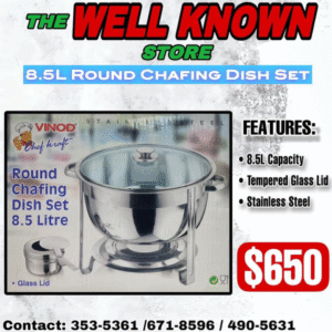 8.5 Ltr Round Chafing Dish
