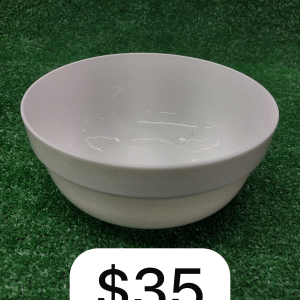 round bowl with rim ceramic