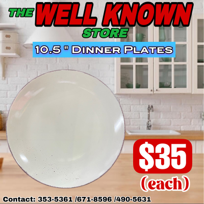 Stoneware plates
