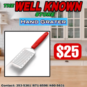 ULTIMATE hand grater with plastic handle