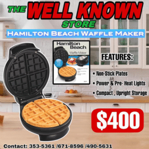Hamilton Beach waffle maker