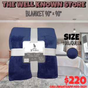 HPC Polo queen sized blanket