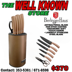 Berlinger Haus bronze 7pc knife set