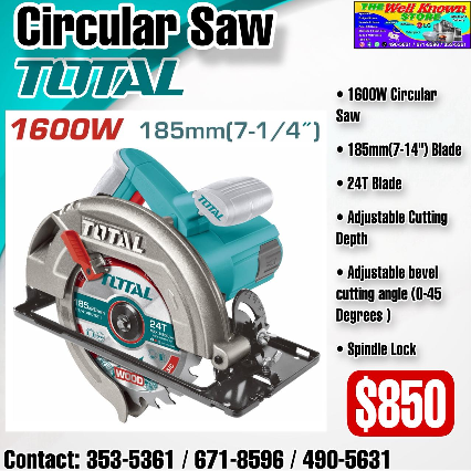 Total Circular Saw 1600w