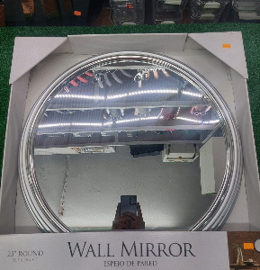 23" Mirror Silver