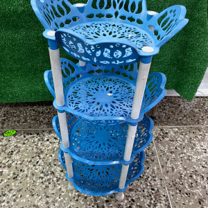 4 Shelf Round Onion Rack