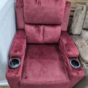Burgundy Recliner