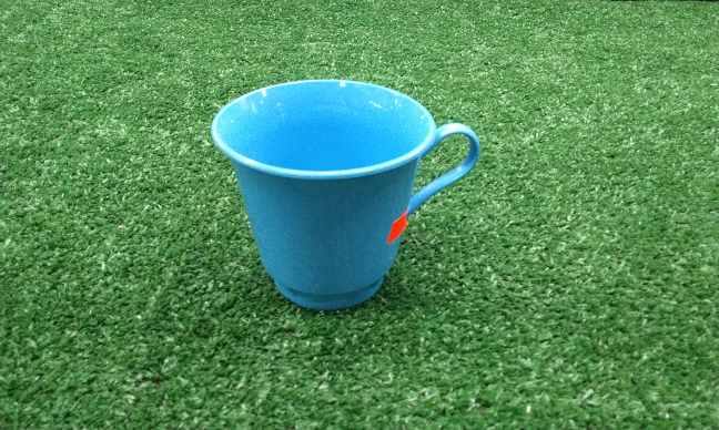 Colored Plastic Tea Cup