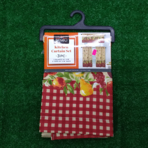3pc Kitchen Curtain KC244