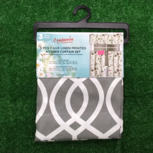 Rasberrie 3pc Kitchen Curtain 1531