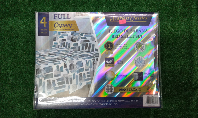 4pc Full Size Scarlet Bed Sheet SCR3769F