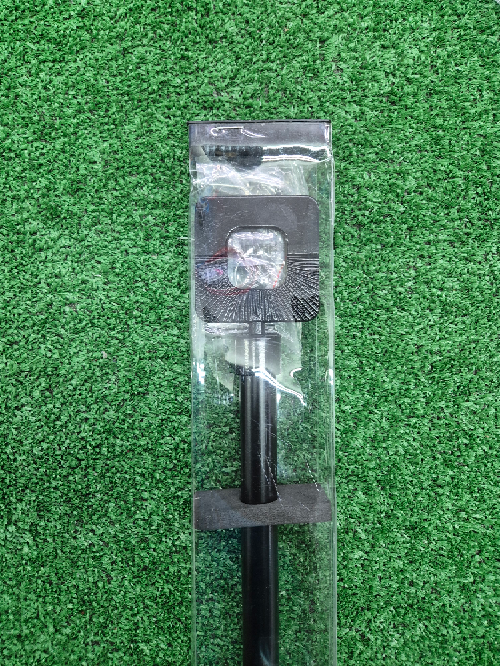 24-48 Black Square Curtain Rod