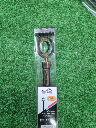 24-48 Curtain Rod Black Copper