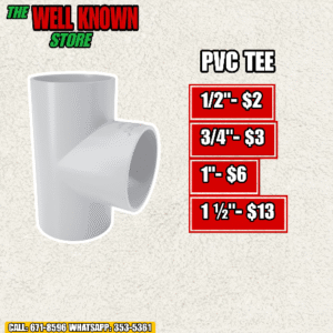 ½" PVC Tee