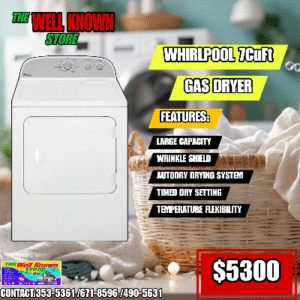 Whirlpool Gas Dryer