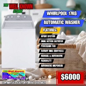 Whirlpool 17kg Automatic WASHER M: ICWTW4815FW3