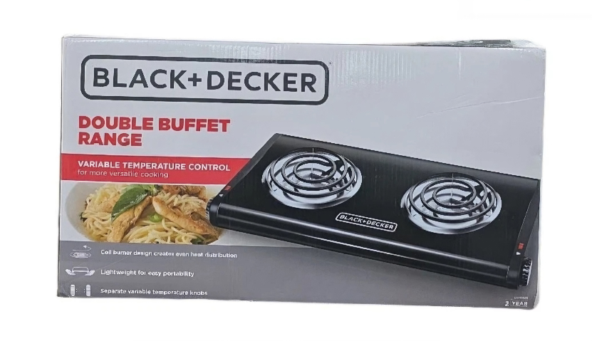 Black And Decker 2 Burner Electric Stove