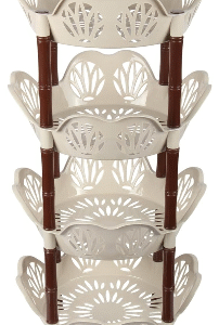 Round plastic onion rack