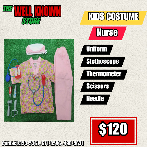 Kids Cosplay Nurse