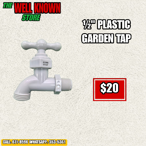 ½” Plastic Garden Tap