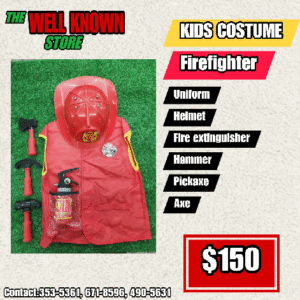 Kids Cosplay Firefighter
