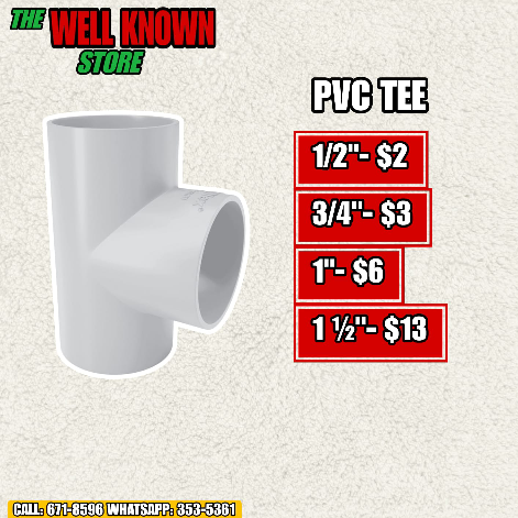 1½ PVC Tee