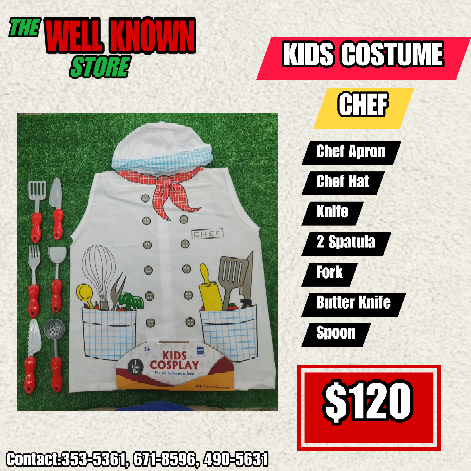 Kids Cosplay Chef
