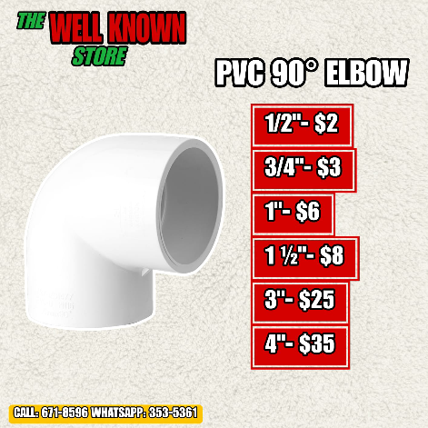 3″ PVC Elbow 90°