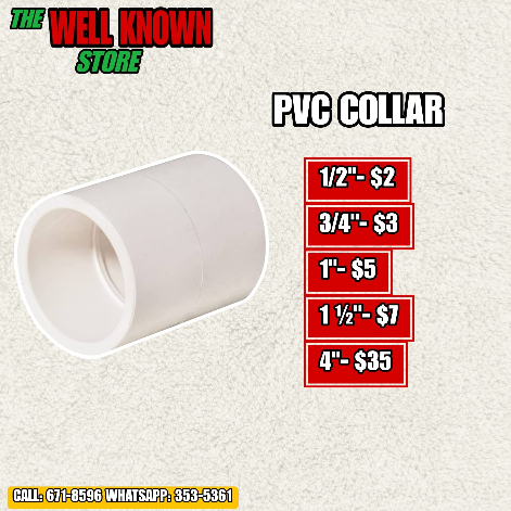 ¾” PVC Collar