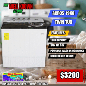Acros 19KG Twin Tub