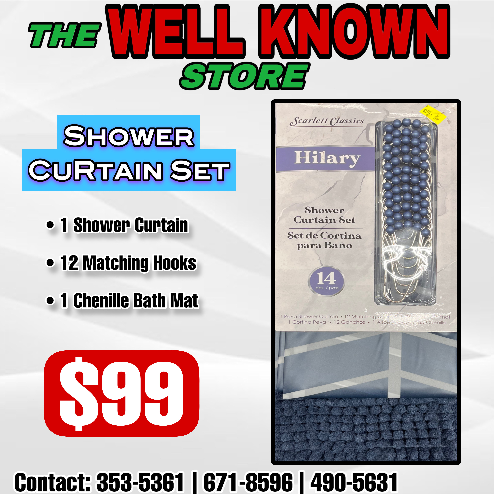 Shower curtain set