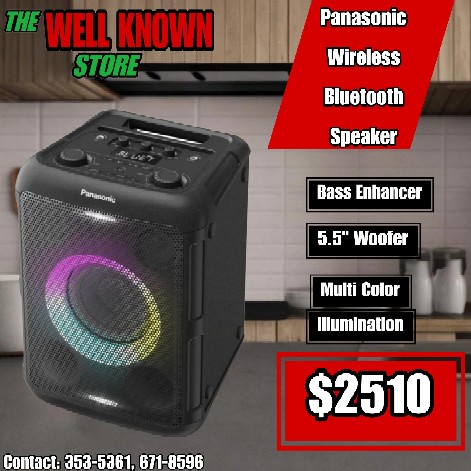 Panasonic Wireless Bluetooth Speaker