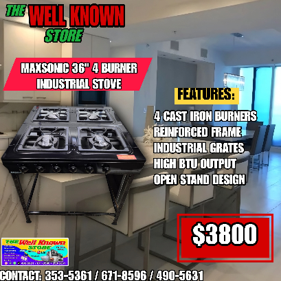 Maxsonic Industrial Stove