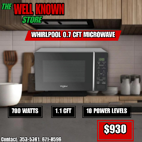 Whirlpool 0.7Cuft Microwave WM1807B