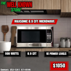 MaxSonic 0.9CFT Microwave MAX-MW09SS