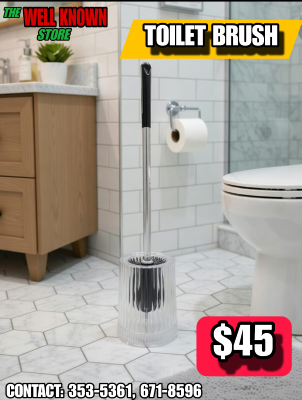 Black & Clear Toilet Brush