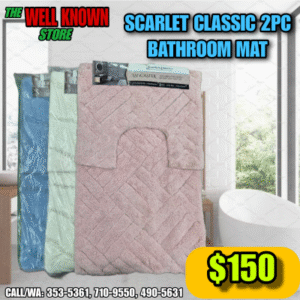 Scarlet Classic 2PC Bathroom Mat