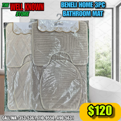 3pc Bath Mat Set DKHR 2291