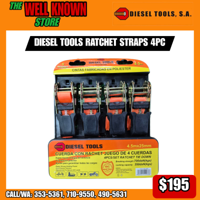 Diesel Tools 4PCS Ratchet Set