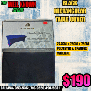 Rectangular Table Cover 244CMx76CMx76CM