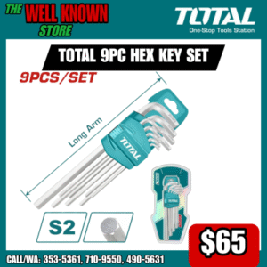 TOTAL 9PC Hex Key Set