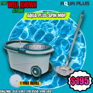 Aqua Plus Spin Mop