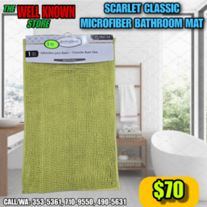 Scarlet Classic 1PC Bathroom Mat