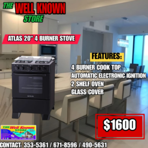 20″ Atlas Stove