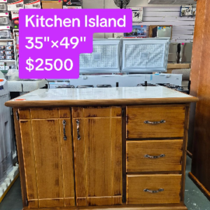 005 Teak Front Island