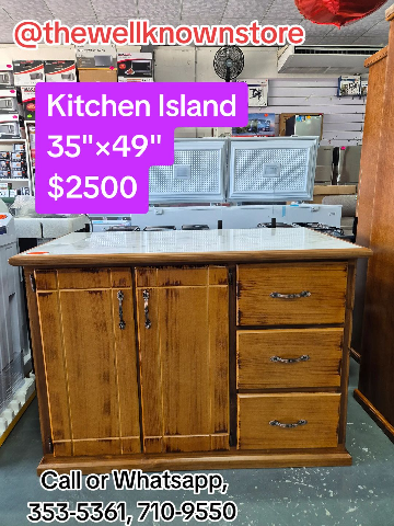 005 Teak Front Island