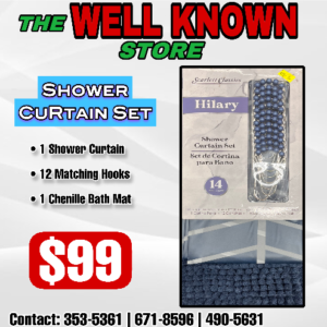 Shower curtain set