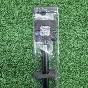 24-48 Black Square Curtain Rod