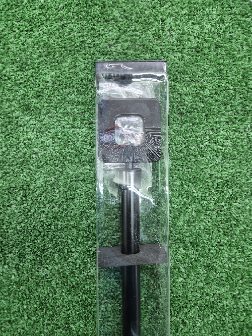 24-48 Black Square Curtain Rod